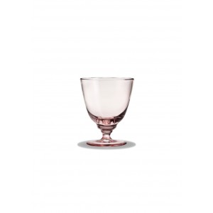 Holmegaard Flow Glas mit Fuß rosa 35 cl