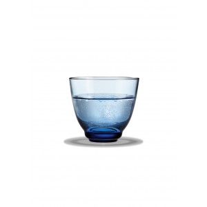Holmegaard Flow Wasserglas blau 35 cl