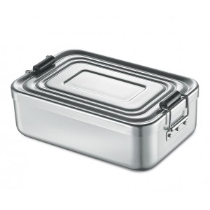 Küchenprofi Lunchbox groß Aluminium silber 